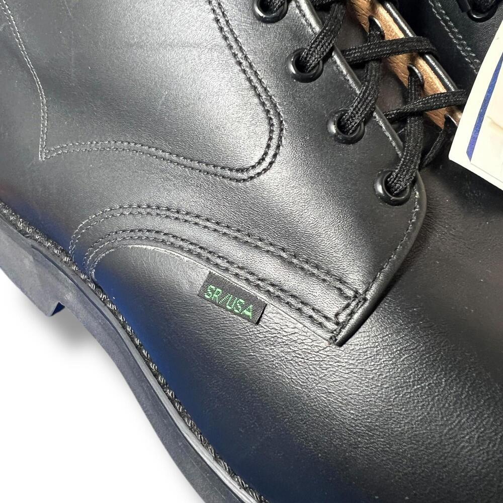 Vintage USPS Work America Postman Boots Men’s Size 11 Black Leather Made in USA - Picture 7 of 12